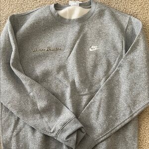 Nike Gray Crewneck Sweatshirt with 'Demon Deacons' Script